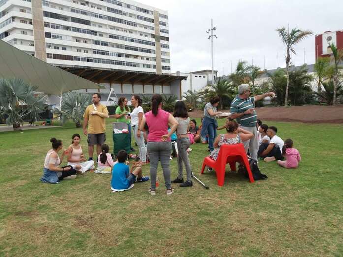 Salida en familia del programa social (Foto TA)